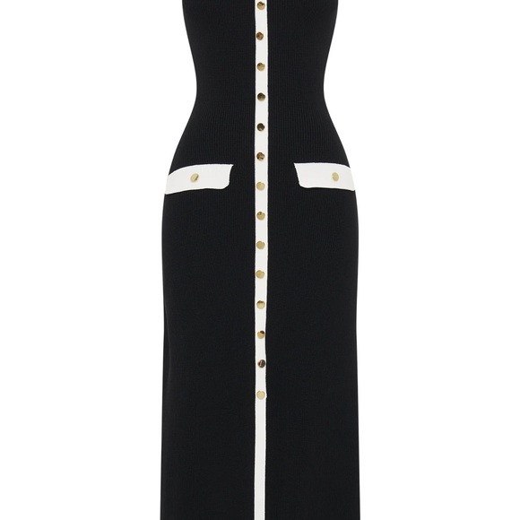 🖤🤍🖤 RARE! MESHKI “SAWYER”
Sleeveless Buttoned Maxi Dress - Black/White
XXS - Picture 7 of 7